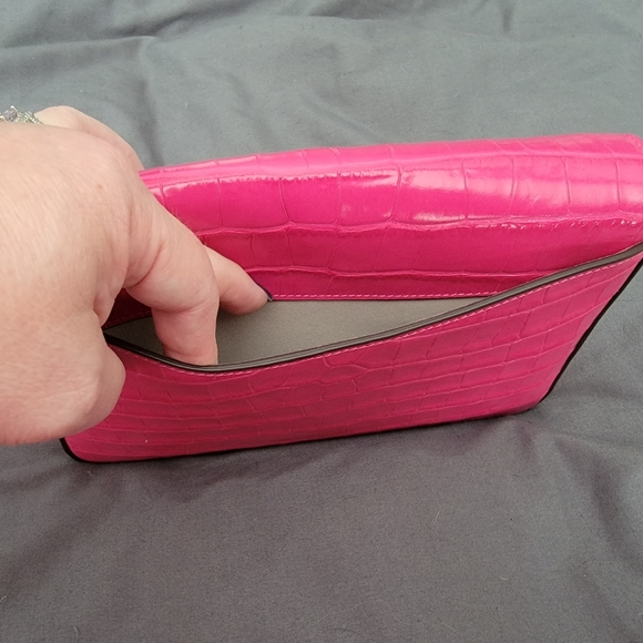 Kate Spade NWT Pink Croc Embossed - Picture 11 of 16